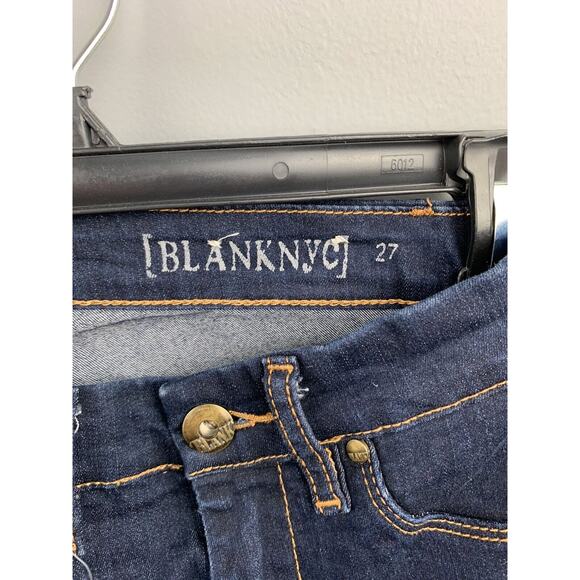 BLANK NYC Jeans Size 27 Skinny‎ Dark Denim Stretch Women'sB - Picture 3 of 7